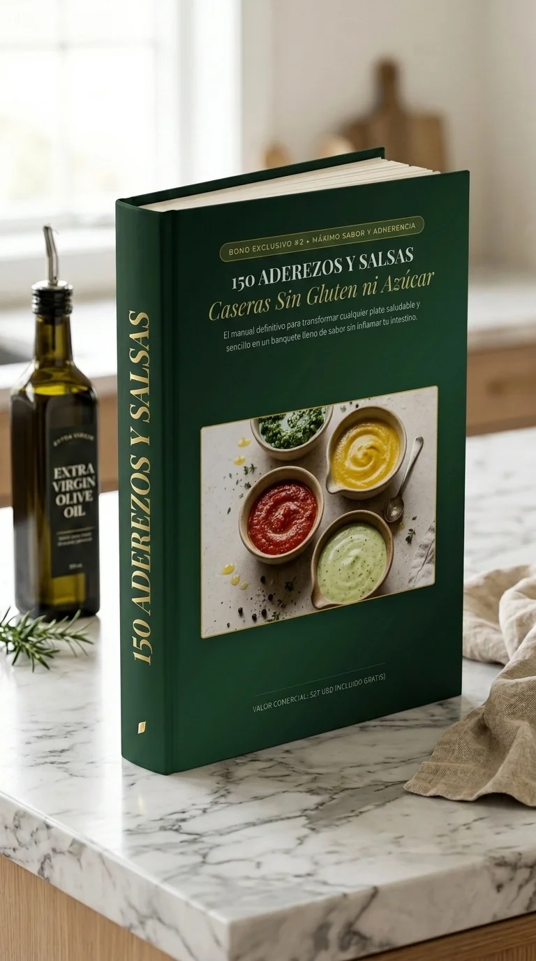 150 Aderezos y Salsas Caseras Sin Gluten ni Azúcar