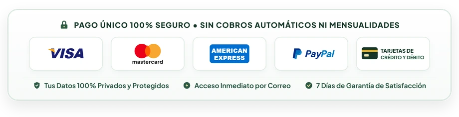 Métodos de Pago Seguros